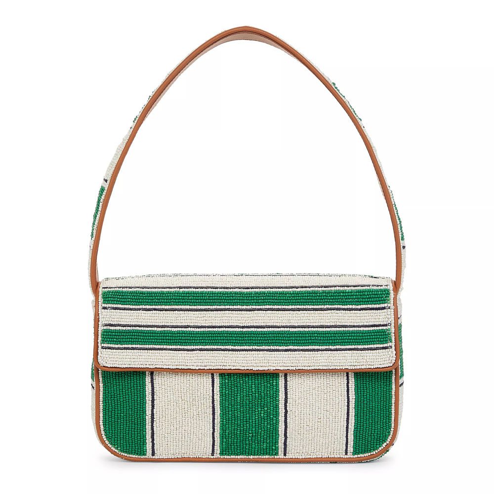 Staud Tommy Beaded Shoulder Bag 1