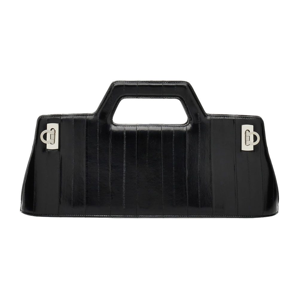 ferragamo wanda east west top handle Background Removed