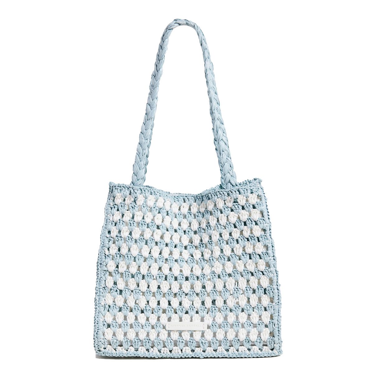 loeffler randall Missy Crochet Two Tone Tote