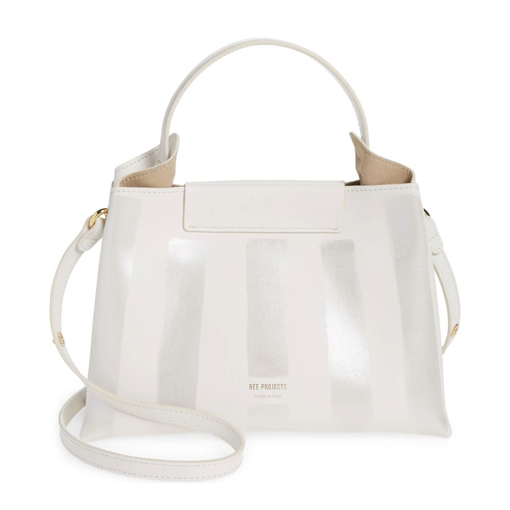 ree projects Mini Elieze Metallic Stripe Leather Handbag 1