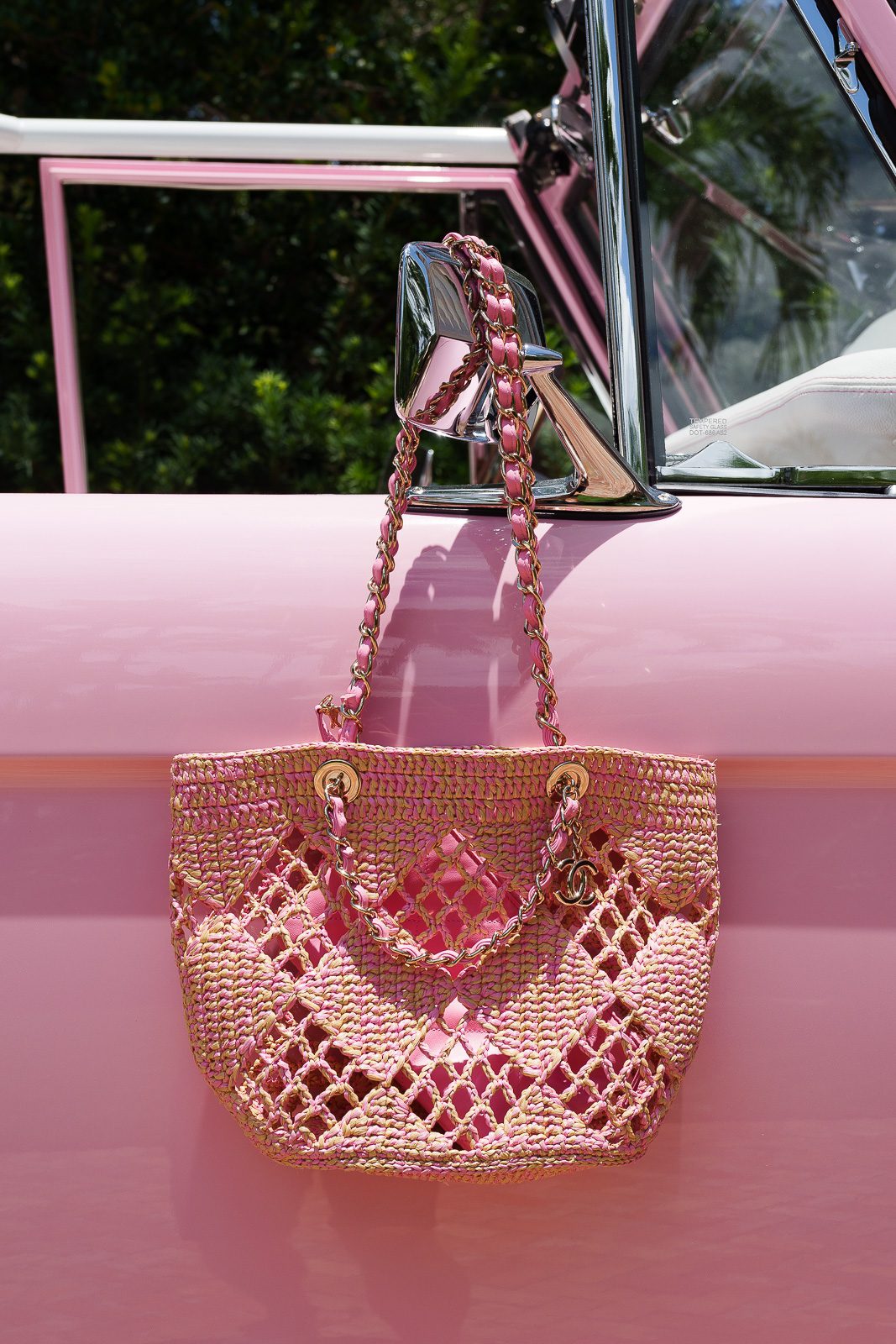 Chanel raffia bag outlet