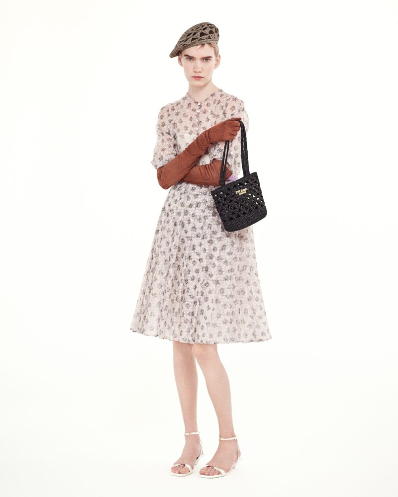 Prada Black Crochet Mini 2