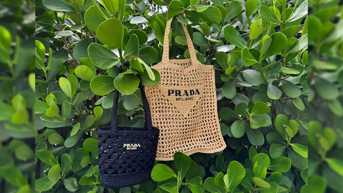 Prada Raffia Totes
