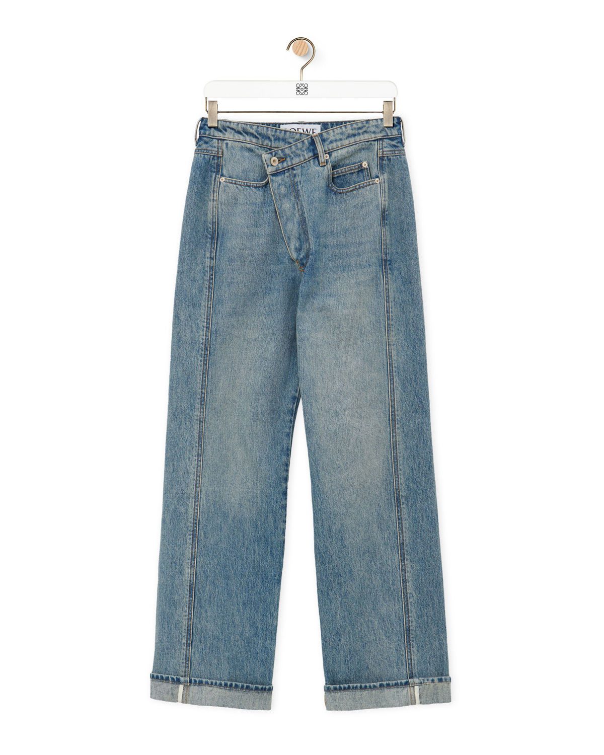 loewe Deconstructed jeans in denim 1