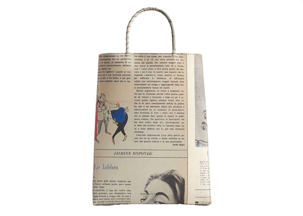 Bottega Veneta Newsprint Tote Bottega Veneta Newsprint Tote