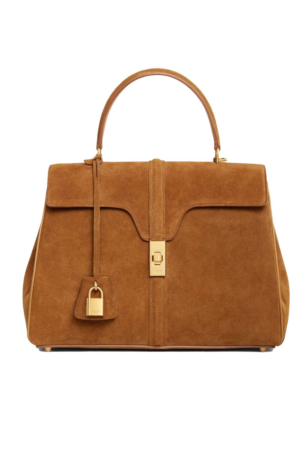 CELINE Classique 16 Bag in SUEDE CALFSKIN