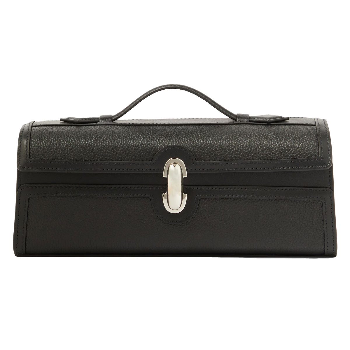 Savette Symmetry Pochette Slim leather tote bag