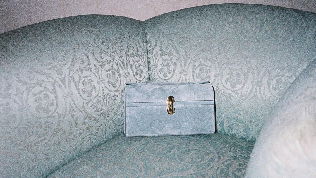 Savette Symmetry in Blue Seude