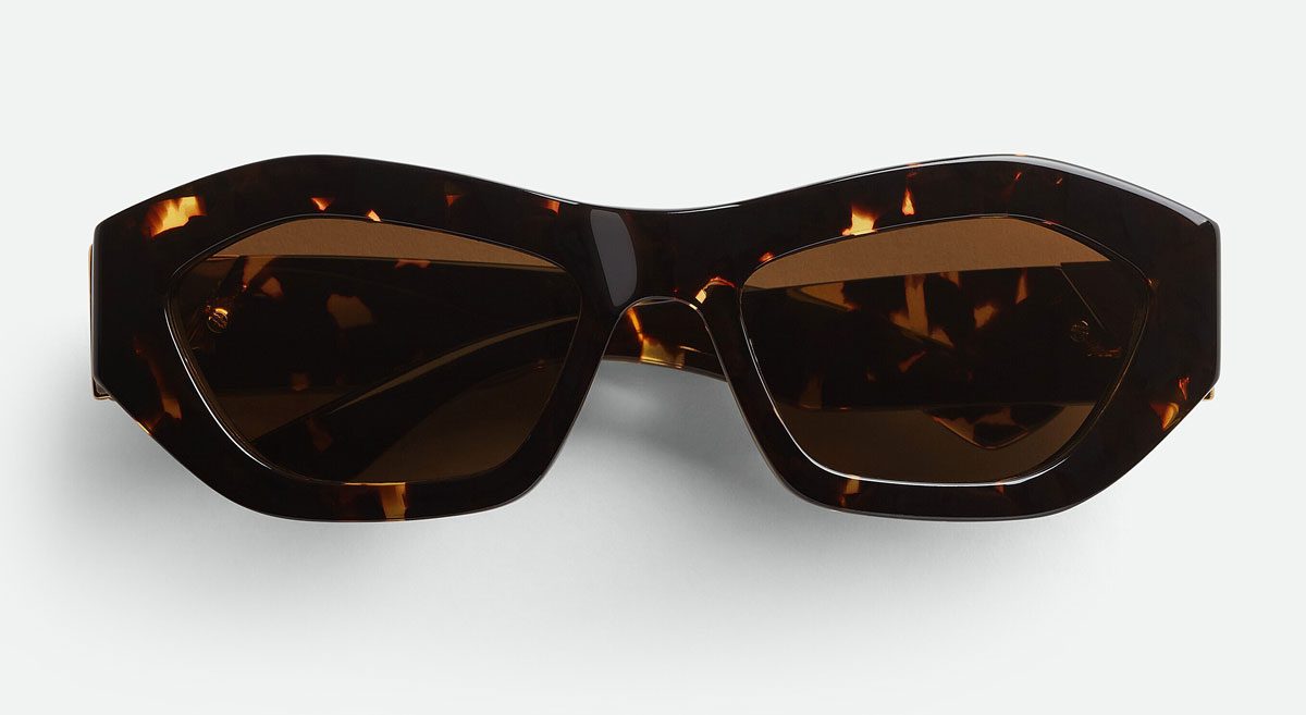 bottega veneta Angle Hexagonal Sunglasses bottega veneta Angle Hexagonal Sunglasses