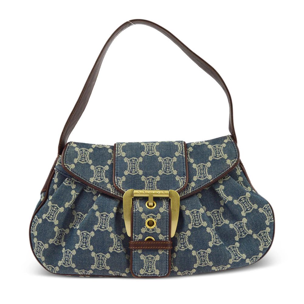 celine 1990 2000s Macadam pattern handbag
