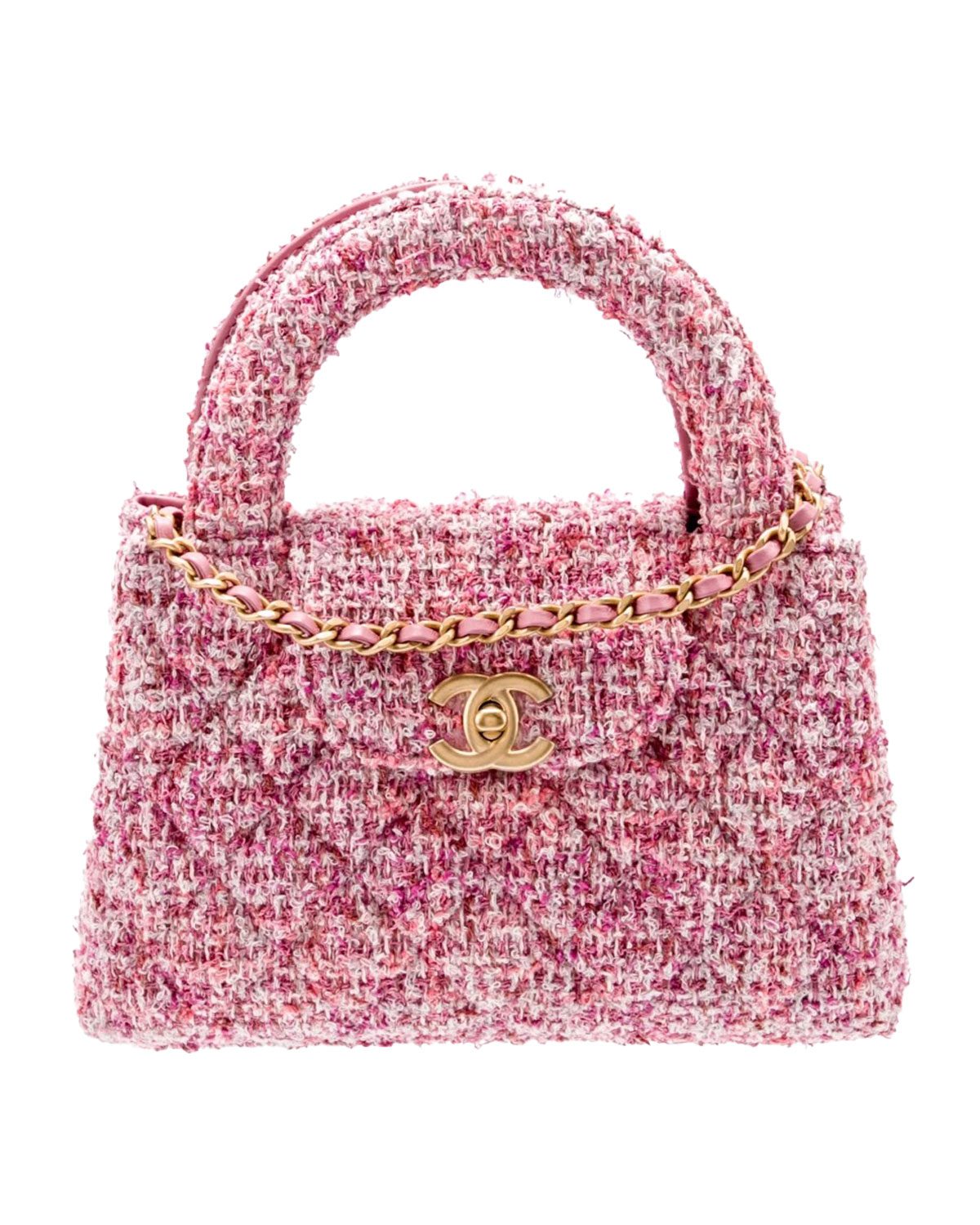 chanel 2024 tweed mini shopper Large