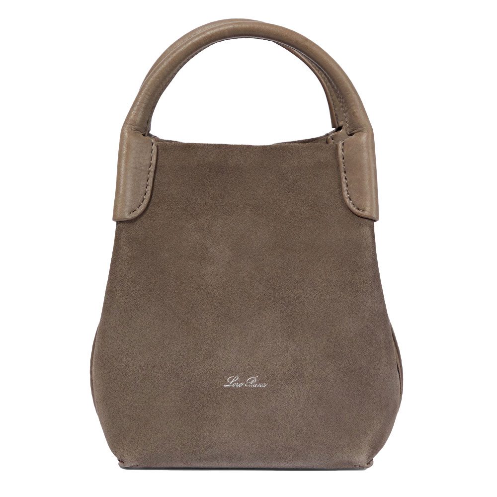 loro piana ale Micro suede tote bag