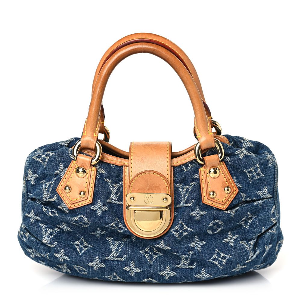 louis vuitton Monogram Denim Pleaty Blue