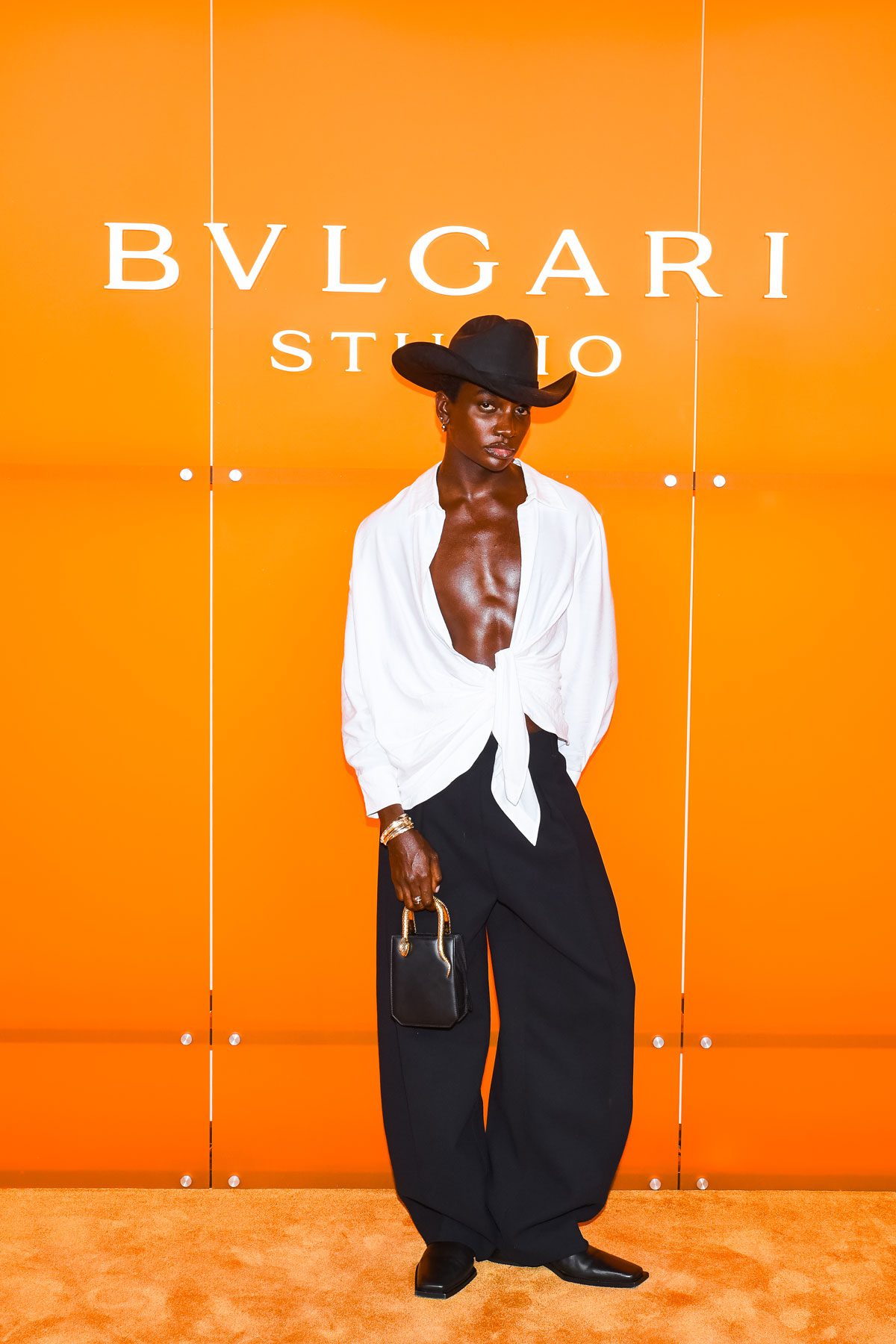 BVLGARI STUDIO NY RICKEY THOMPSON Serpentine Tote