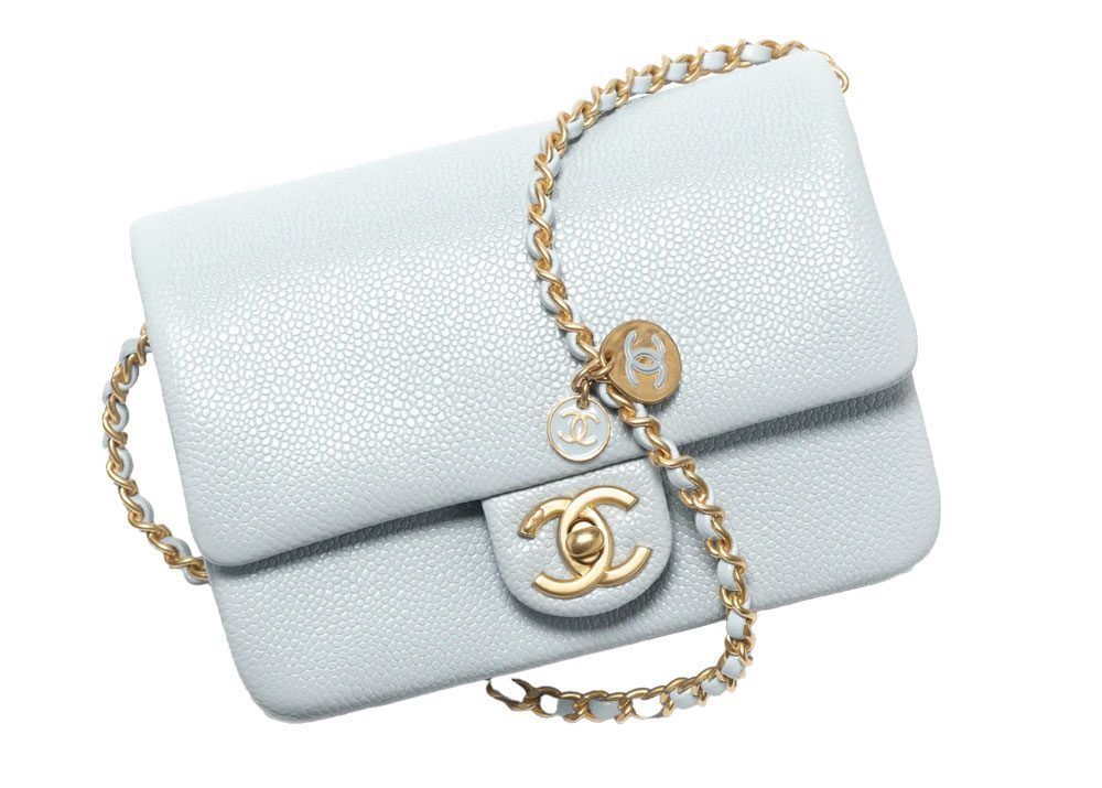 Chanel Mini Flap Light Blue