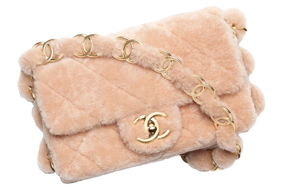 Chanel Small Shearling Flap