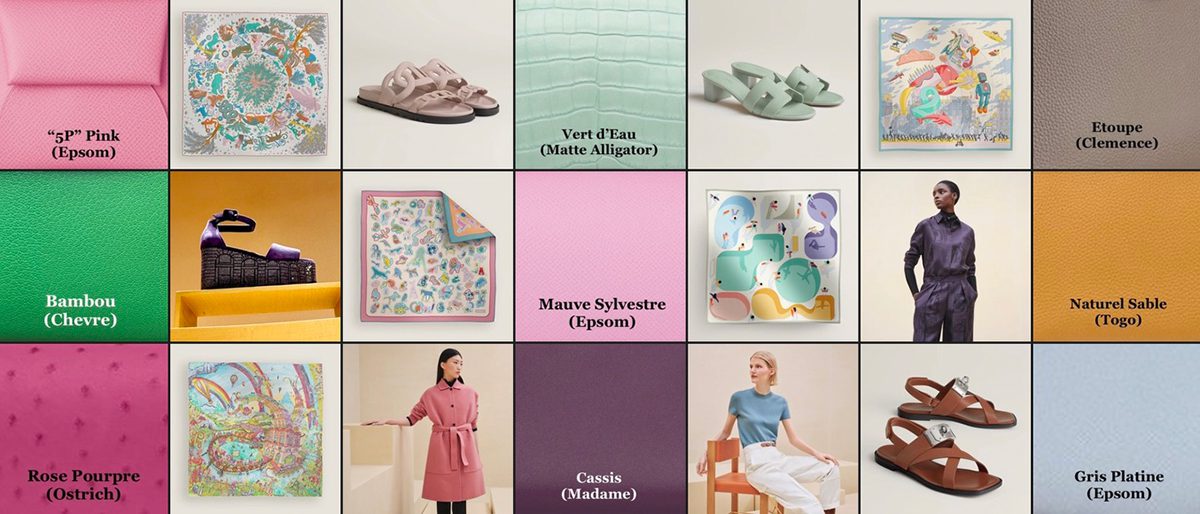 Hermes Autumn Winter 2024 5P Pink Vert d Eau Etoupe Bambou Mauve Sylvestre Naturel Sable Rose Pourpre Cassis Gris Platine Hermes Autumn Winter 2024 5P Pink Vert d Eau Etoupe Bambou Mauve Sylvestre Naturel Sable Rose Pourpre Cassis Gris Platine