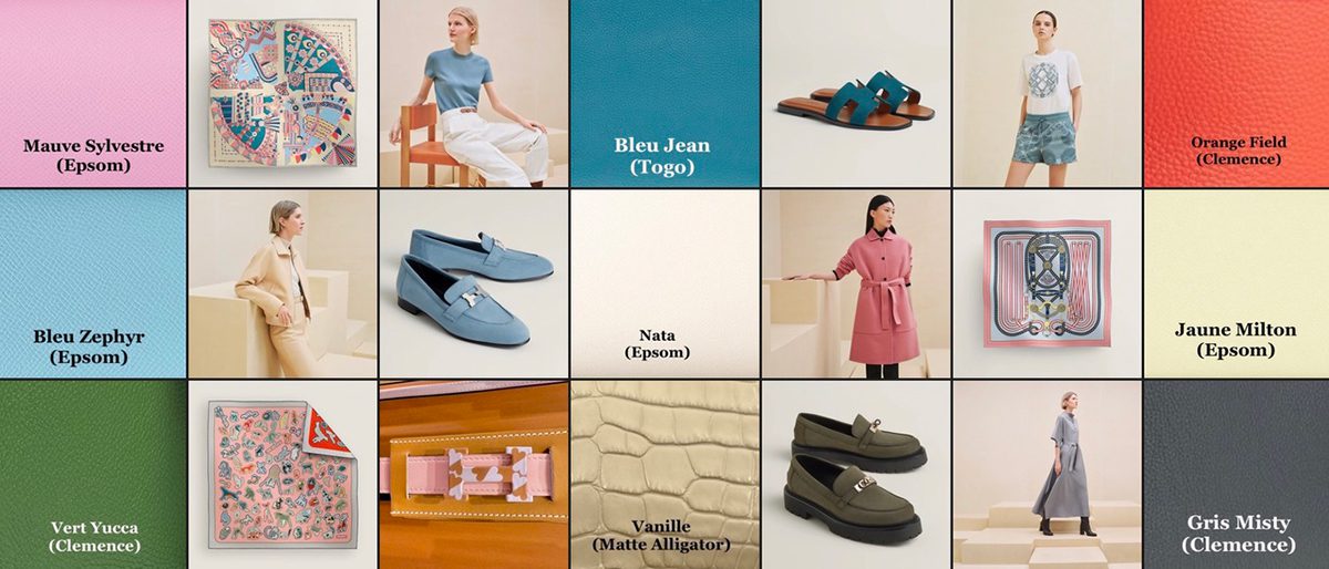 Hermes Autumn Winter 2024 Mauve Sylvestre Bleu Jean Orange Field Bleu Zephyr Nata Jaune Milton Vert Yucca Vanille Hermes Autumn Winter 2024 Mauve Sylvestre Bleu Jean Orange Field Bleu Zephyr Nata Jaune Milton Vert Yucca Vanille