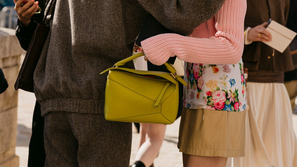 Loewe Puzzle Bag Brat Green 1