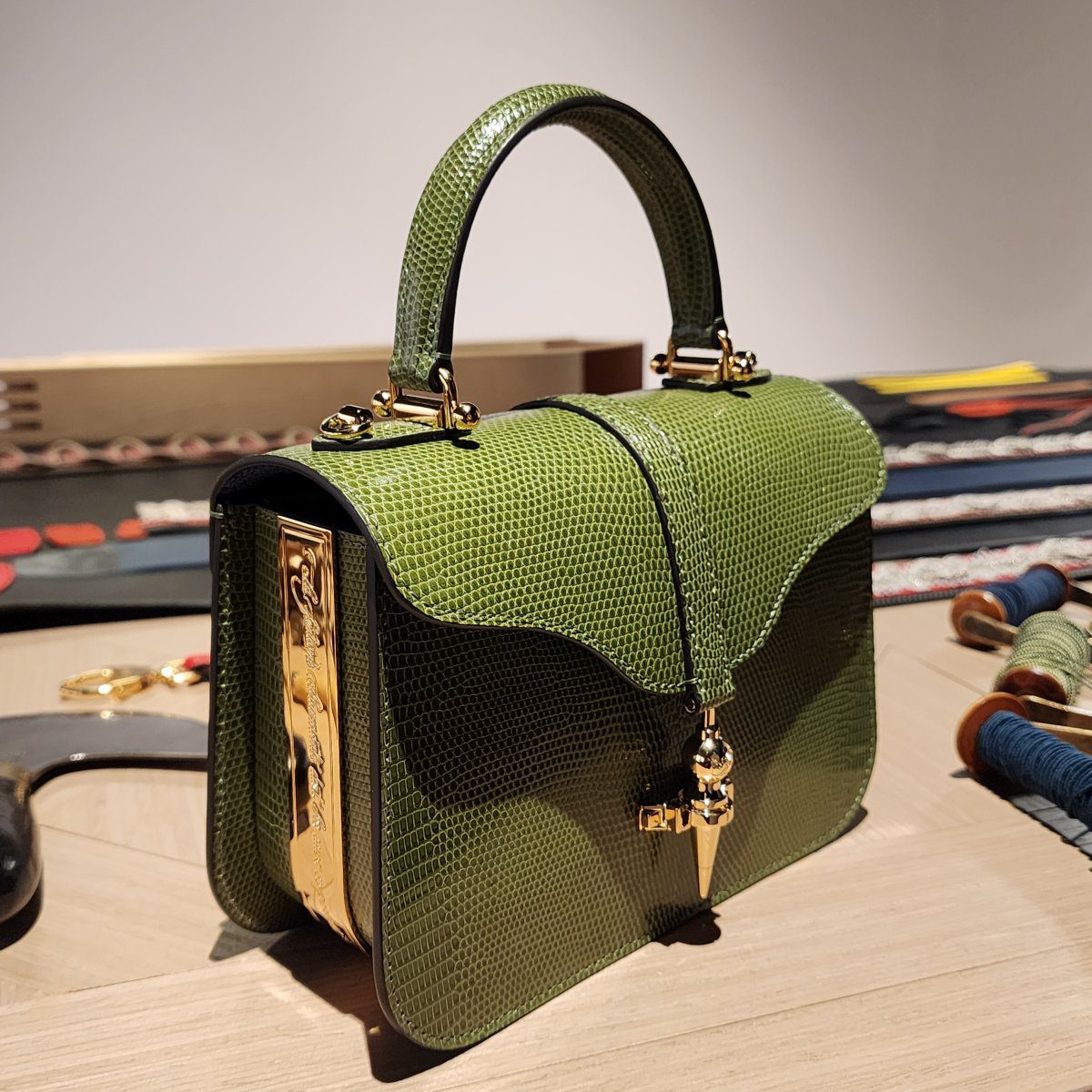 joseph duclos diane lizard gold hardware