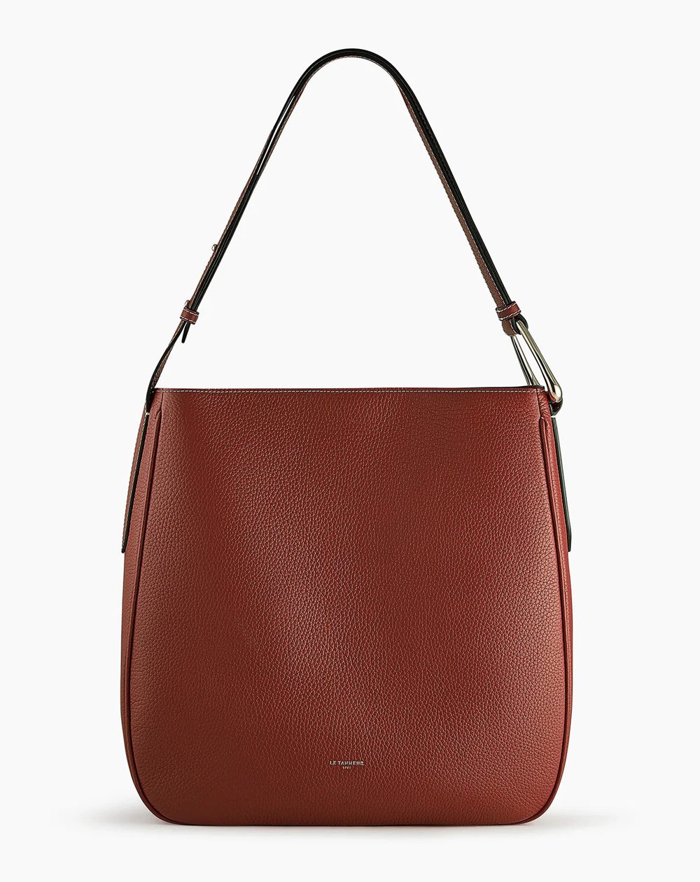 madeleine large hobo bag in grained leather madeleine large hobo bag in grained leather