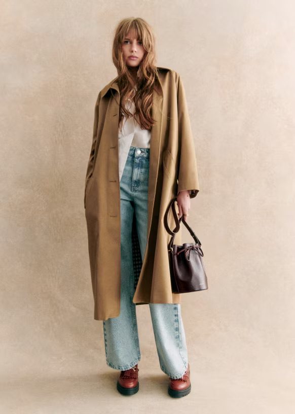 sezane clyde trench coat 1