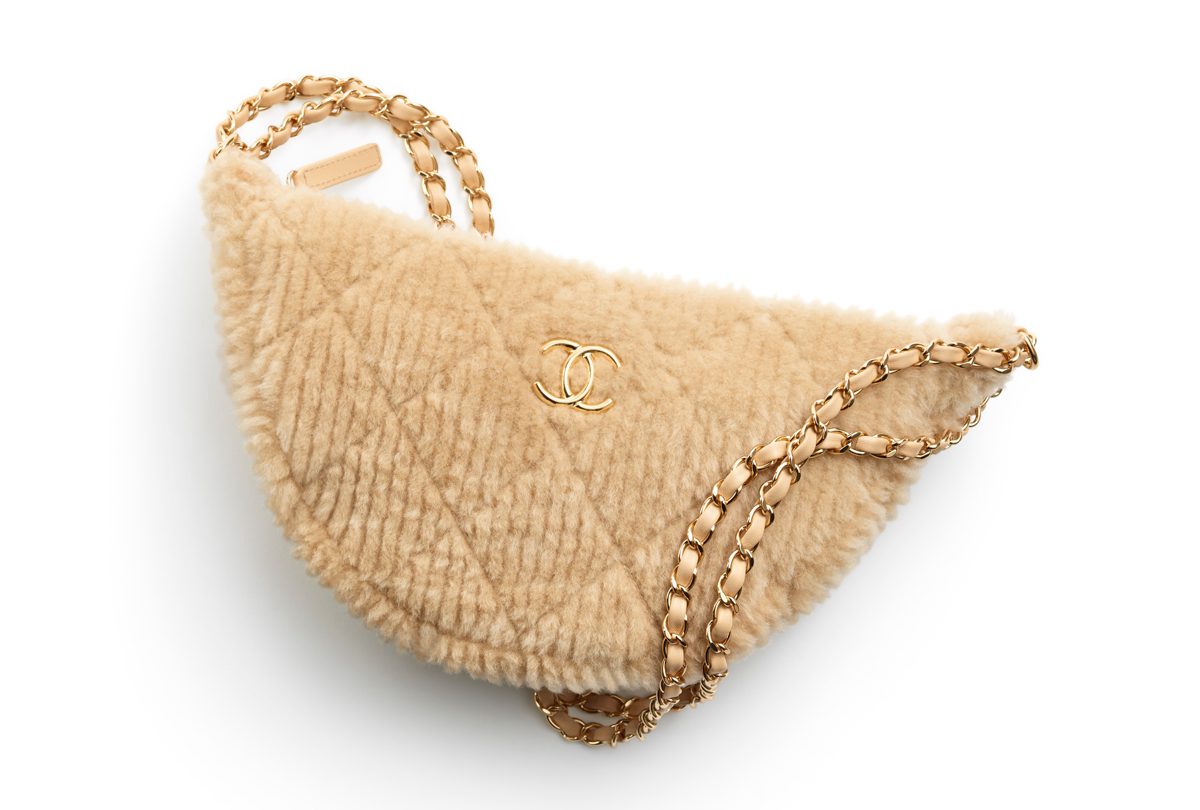 Chanel Hobo Bag Shearling
