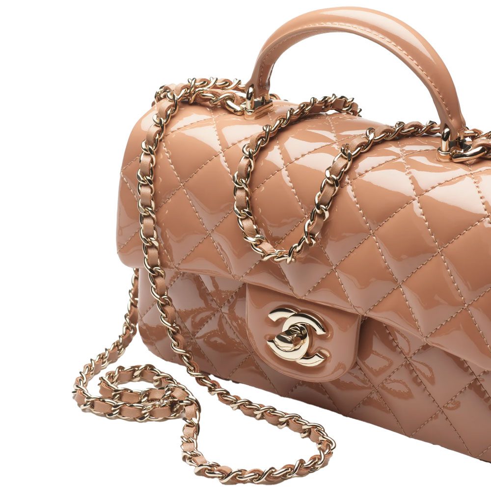 Chanel Patent Leather Flap Bag