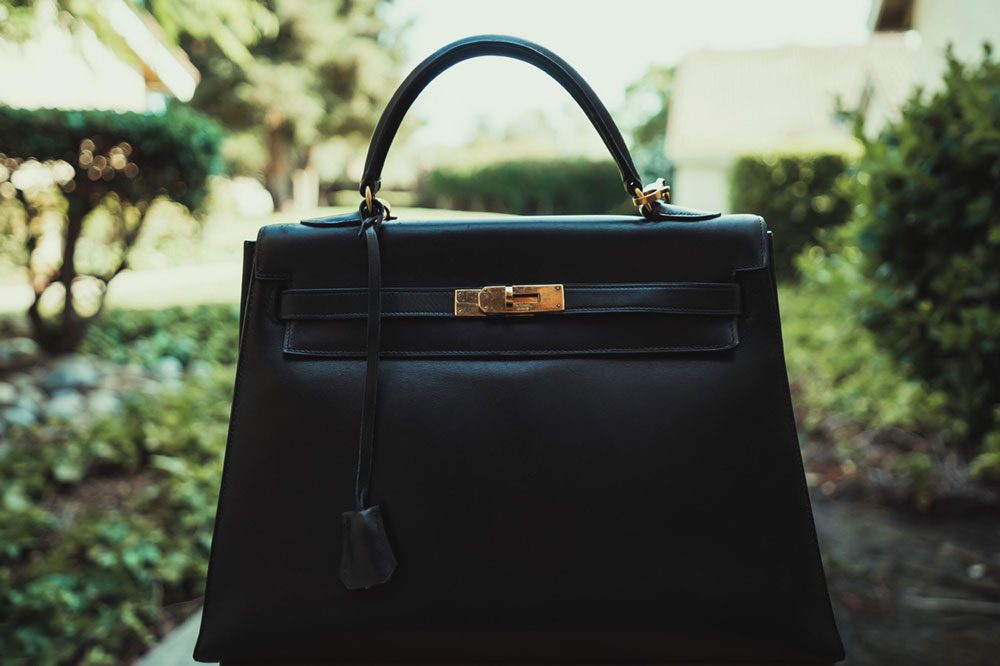 Hermes Kelly Black CC 239