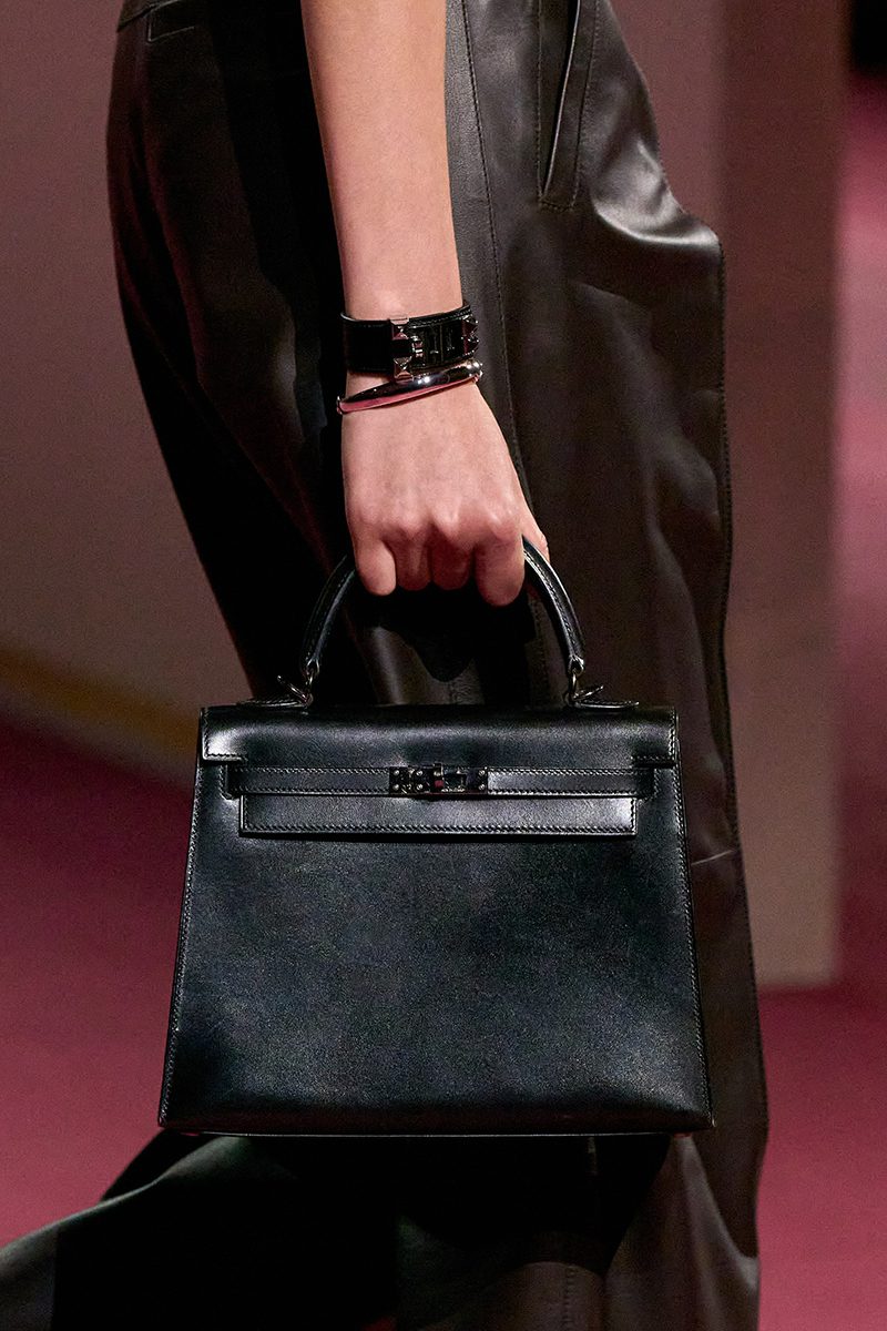hermes polka Spring Summer 2025 Look 47 25 cm Kelly Sellier So Black hermes polka Spring Summer 2025 Look 47 25 cm Kelly Sellier So Black