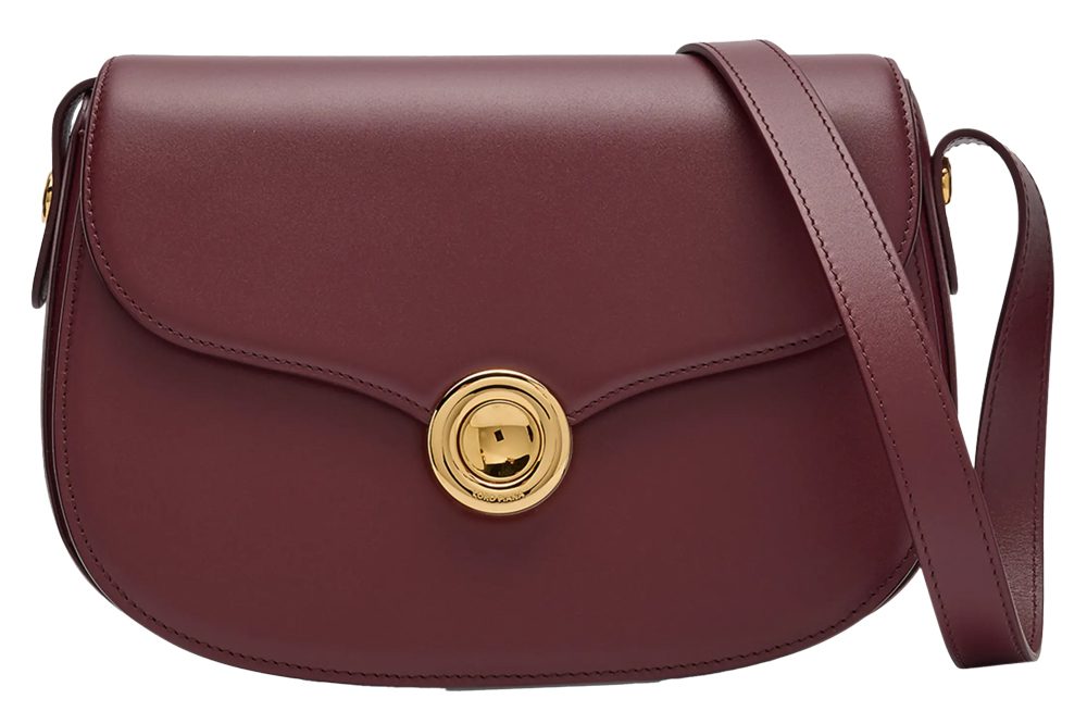Loro Piana Burgundy Saddle Bag Loro Piana Burgundy Saddle Bag