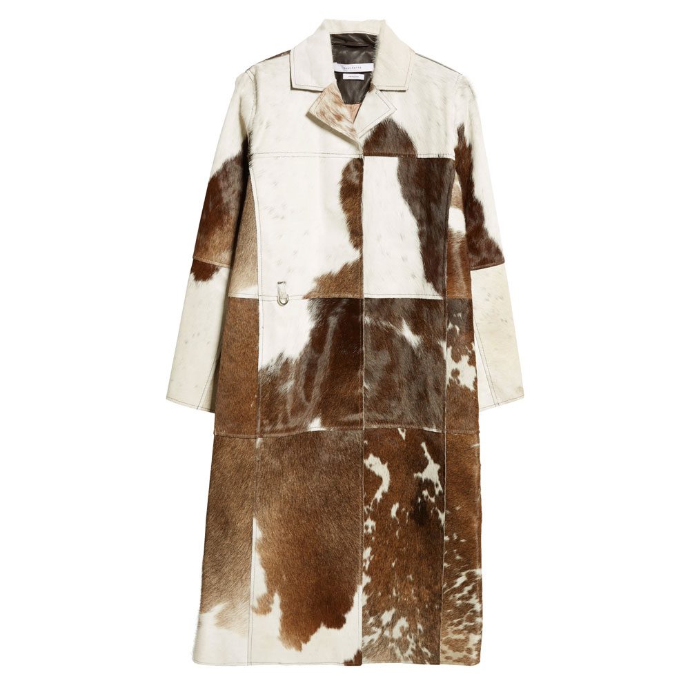 Saks Potts Cow Print Coat Saks Potts Cow Print Coat