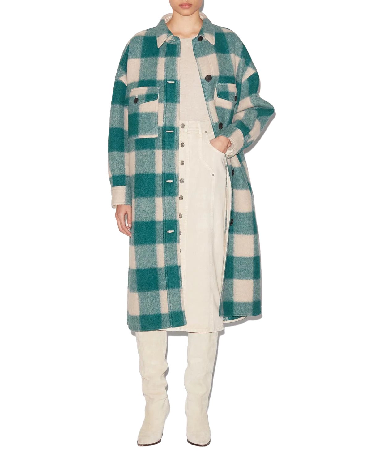 isabel marant Fontizi long wool coat isabel marant Fontizi long wool coat
