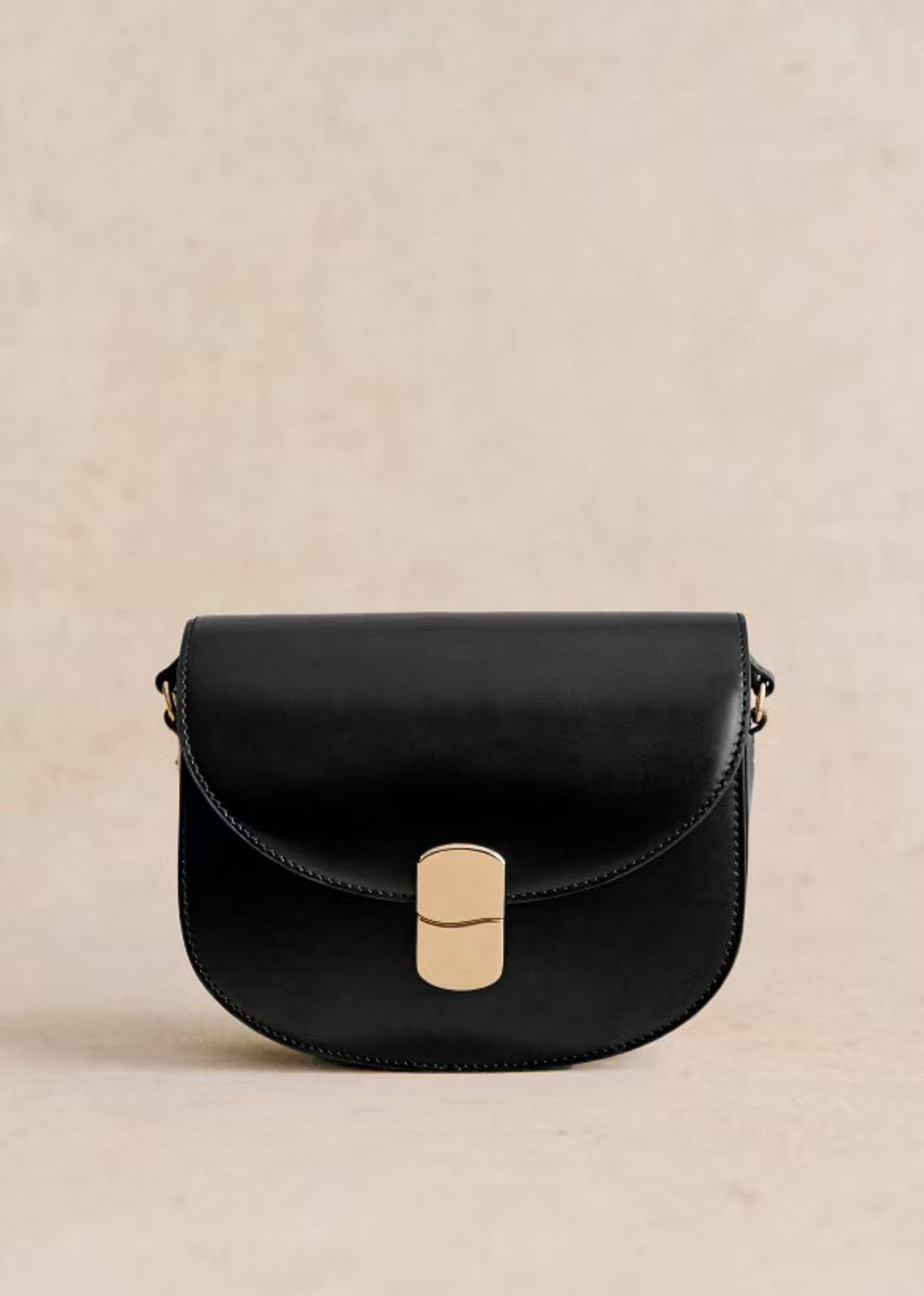 sezane Claude bag neutri Glossy Black