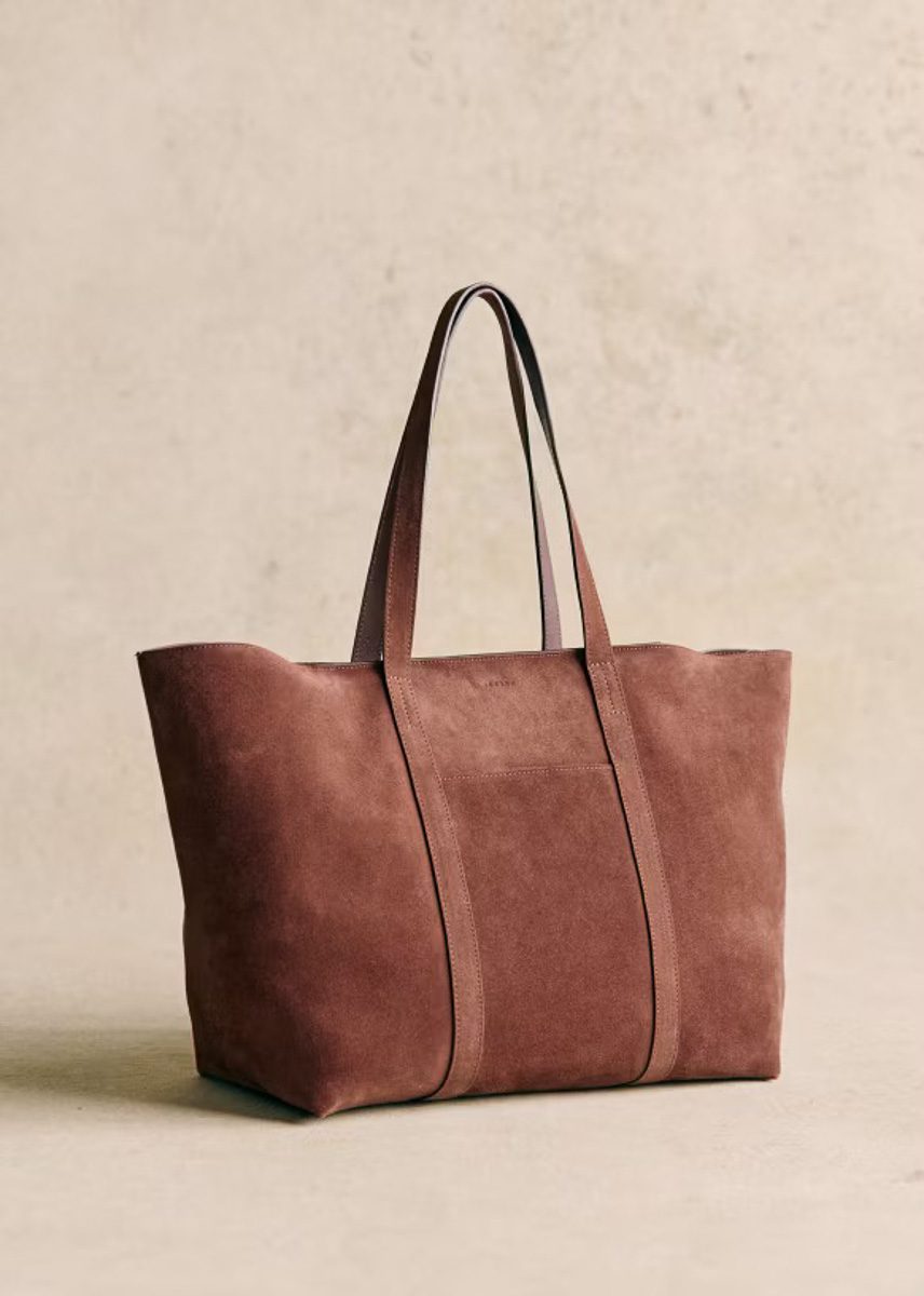 sezane Gabin bag neutri Chocolate