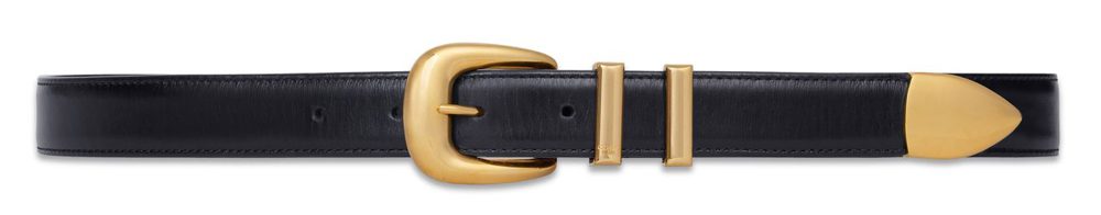 Celine Western Belt Gold and Black Celine Western Belt Gold and Black