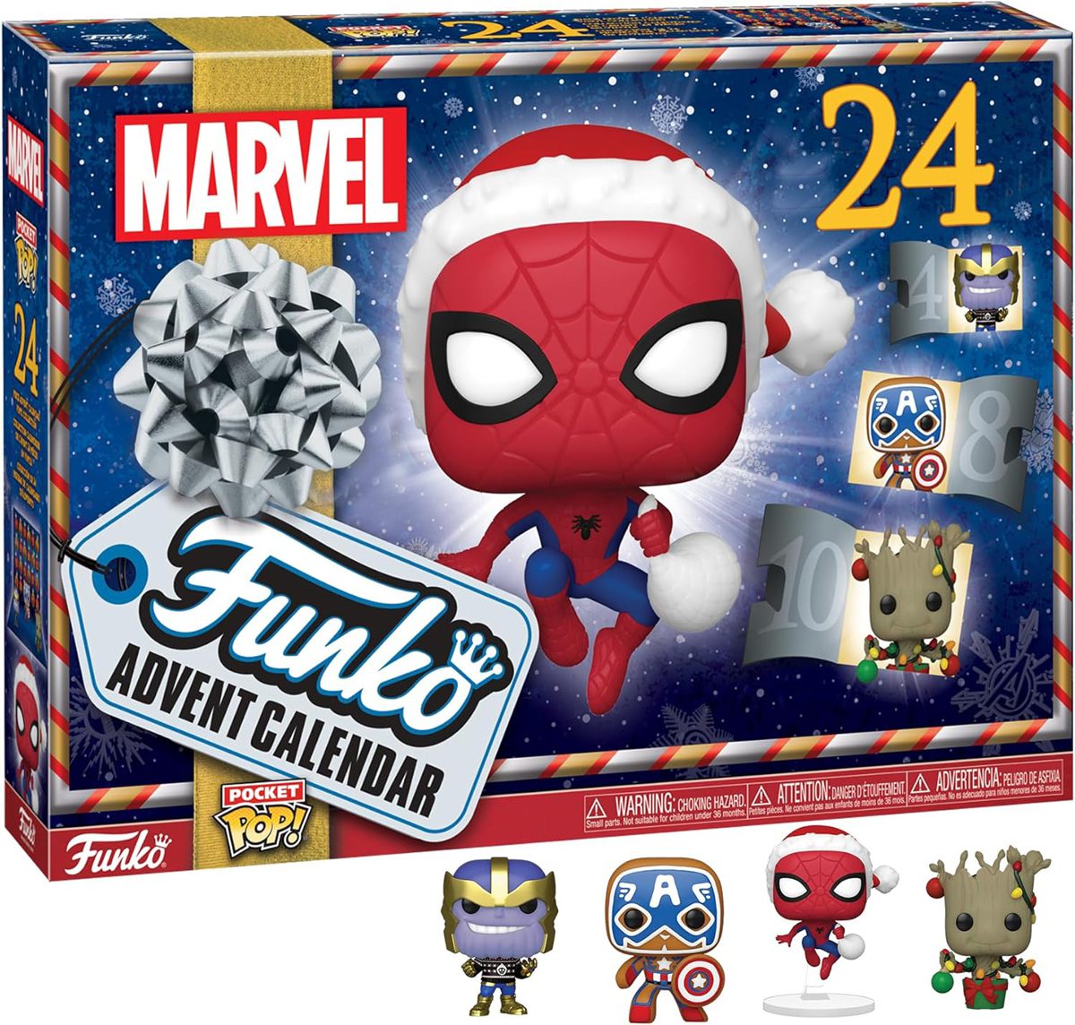 Funko Pop Advent Calendar Marvel Holiday Multicolor One Size Funko Pop Advent Calendar Marvel Holiday Multicolor One Size