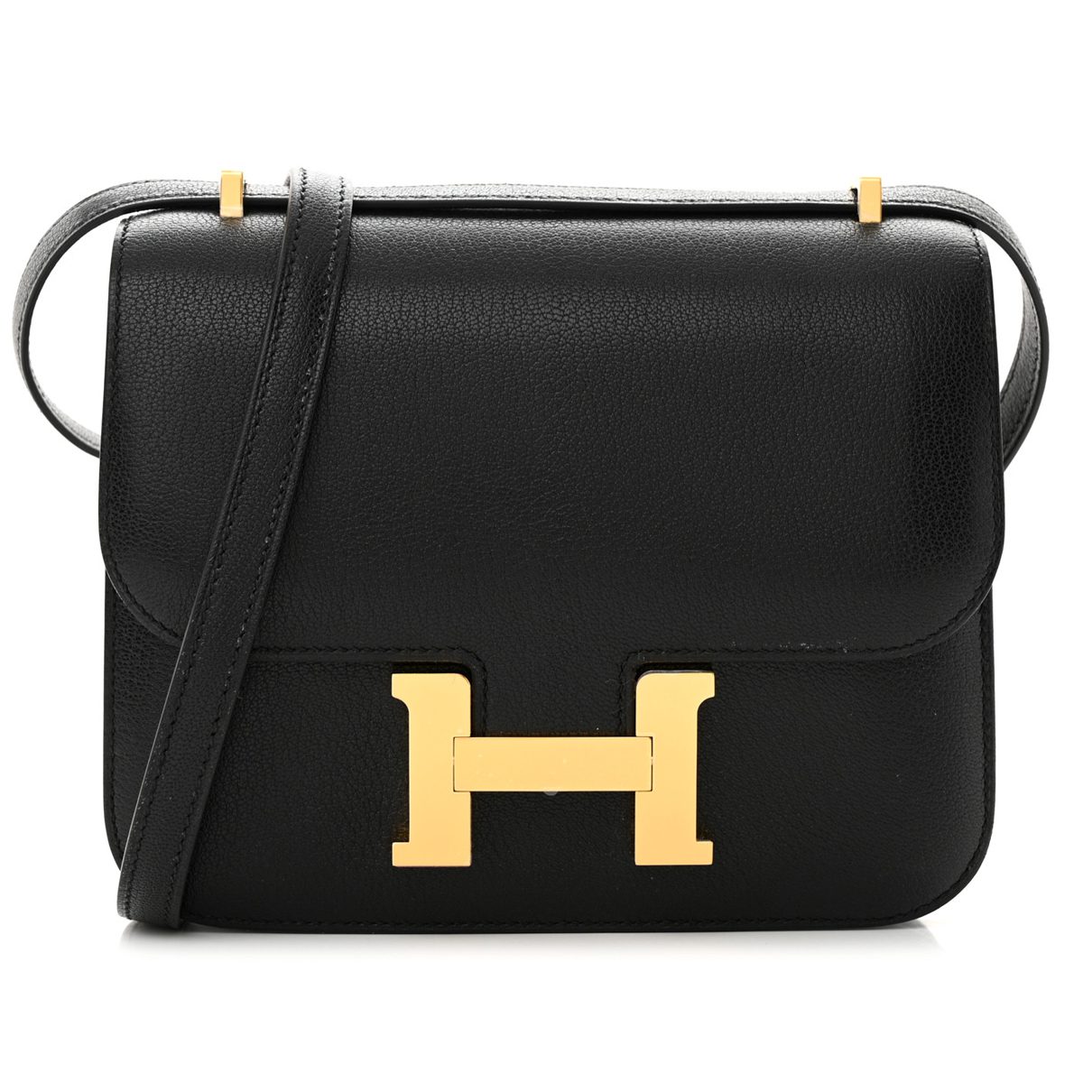 Hermes Chevre Mysore Constance 18 Black