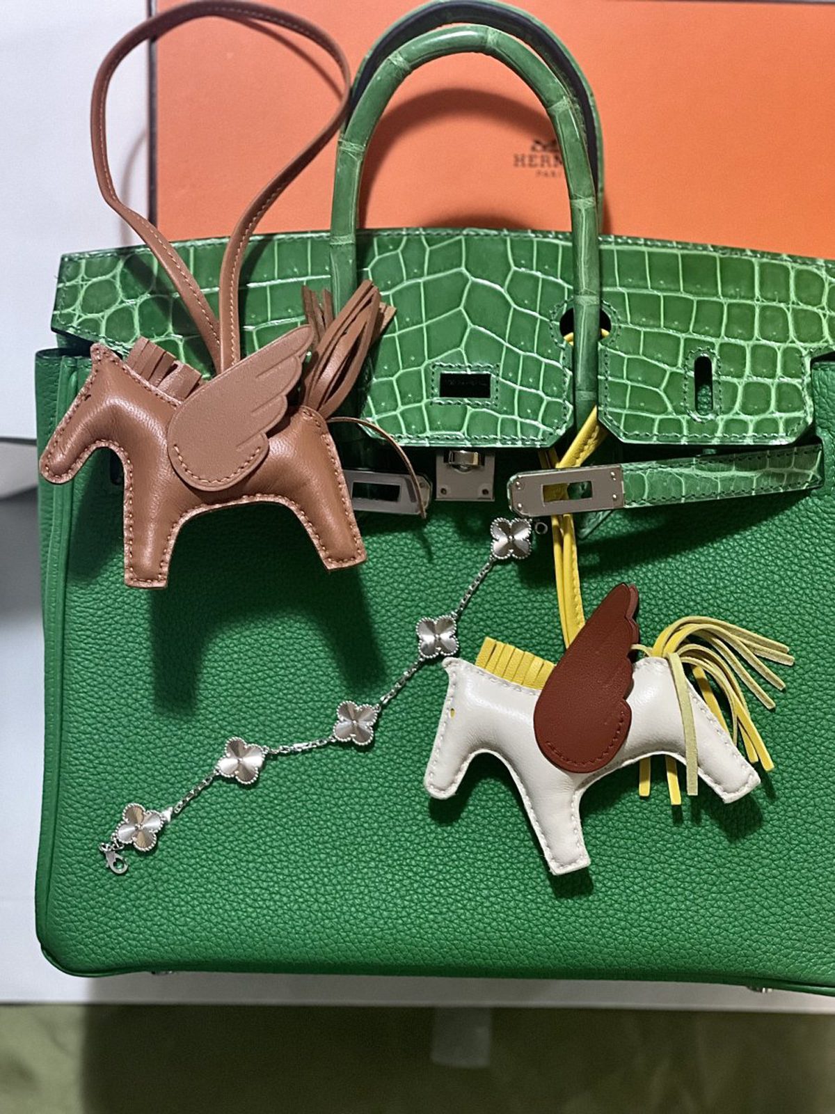 Gold Pegase Charm