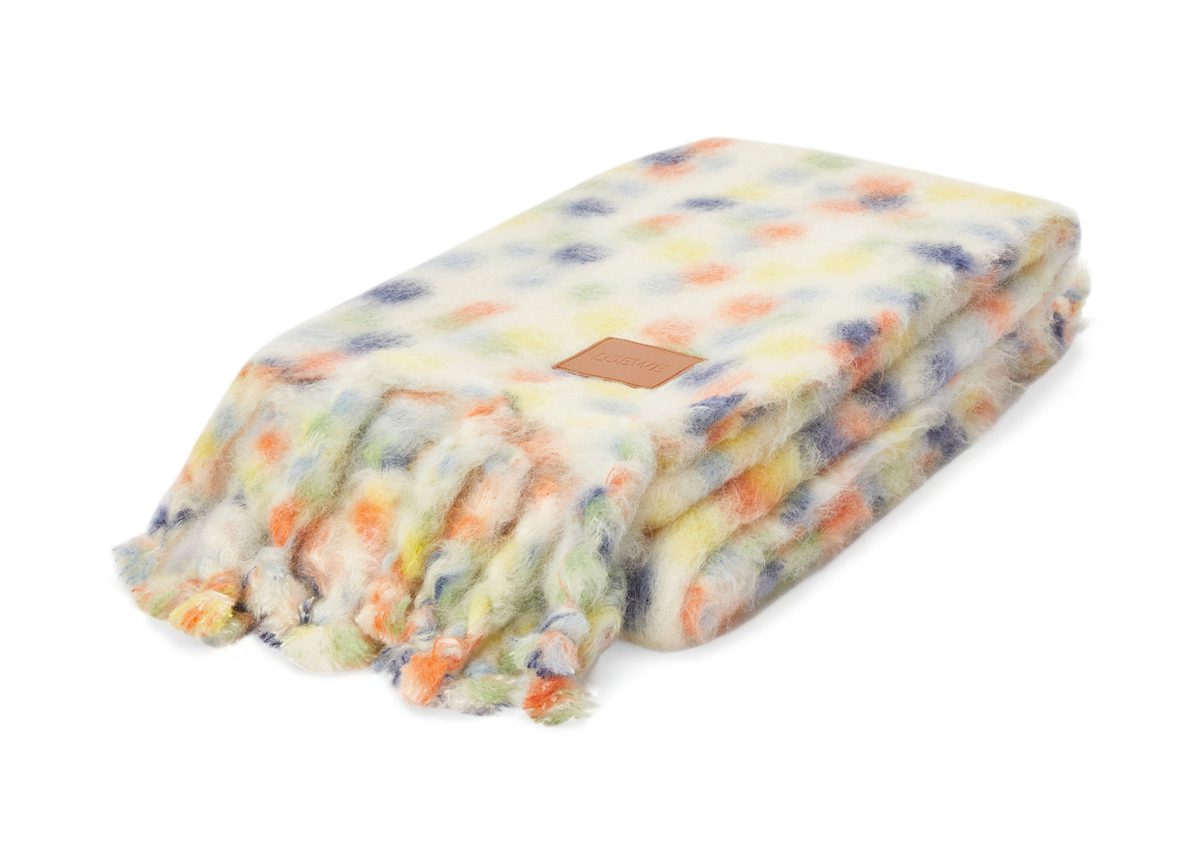 LOEWE Blanket in mohair and wool blend LOEWE Blanket in mohair and wool blend