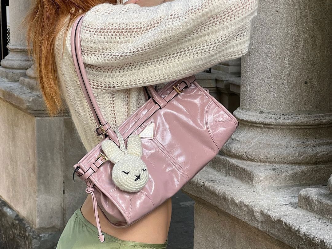 Prada scrunch bag online