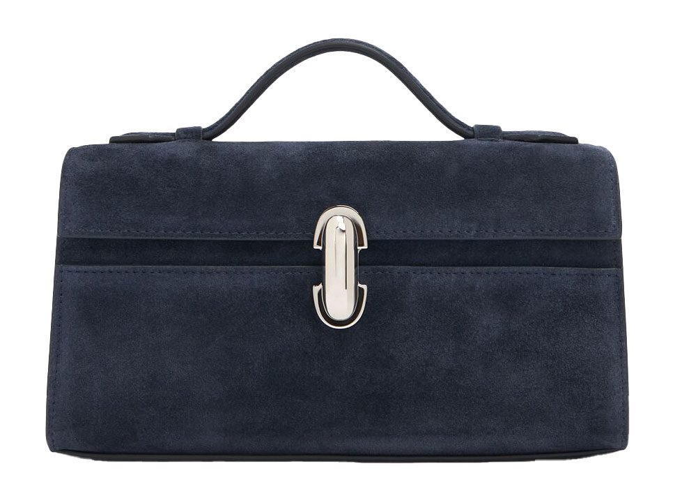 Savette The Symmetry Suede Pouch Bag Savette The Symmetry Suede Pouch Bag