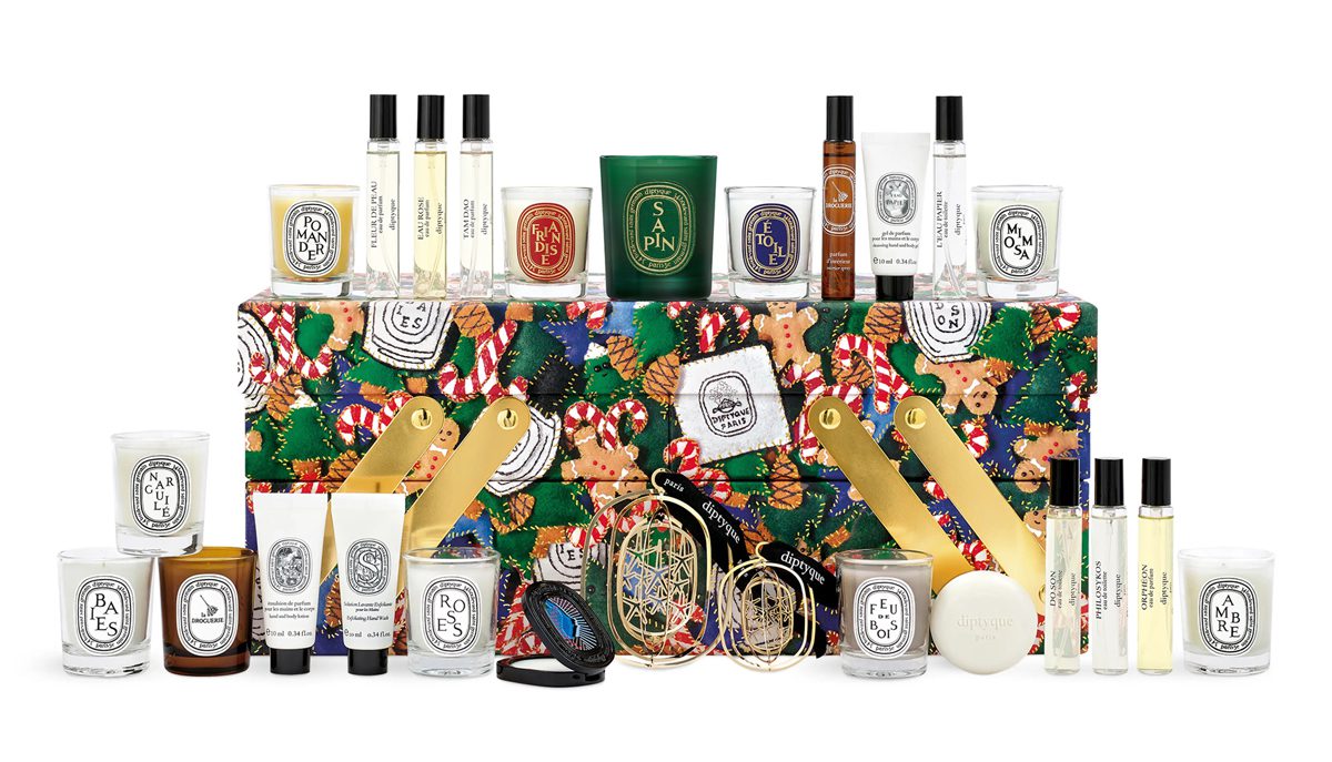 diptyque Advent Calendar 25 Piece Scented Treasures Set diptyque Advent Calendar 25 Piece Scented Treasures Set