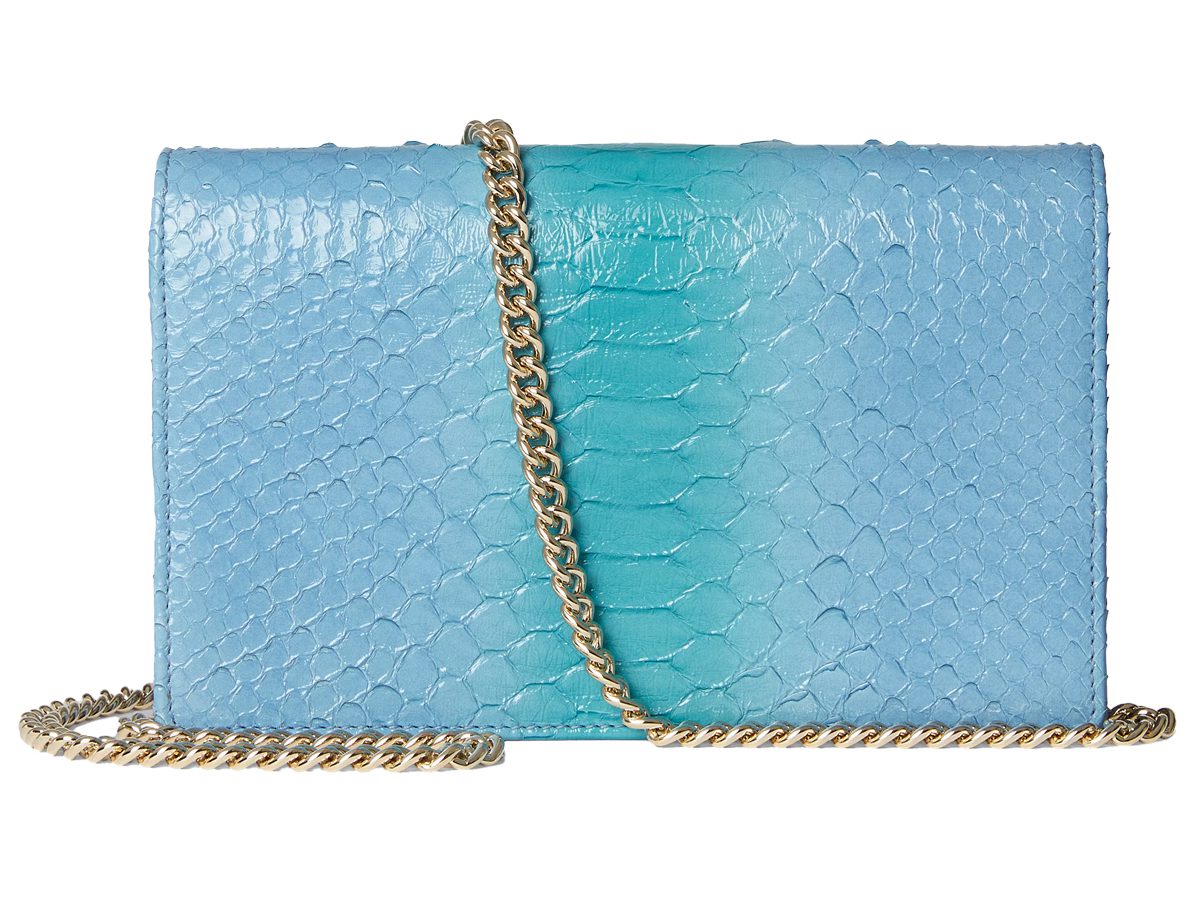 gucci GG Marmont python chain wallet gucci GG Marmont python chain wallet
