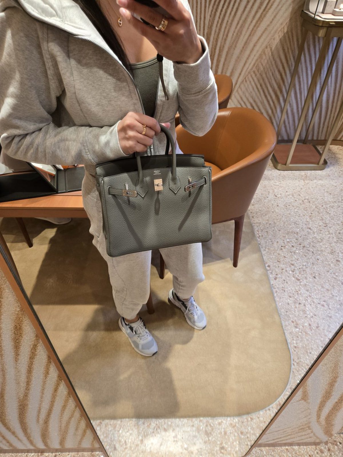 hermes B25 Togo Gris Meyer PHW hermes B25 Togo Gris Meyer PHW
