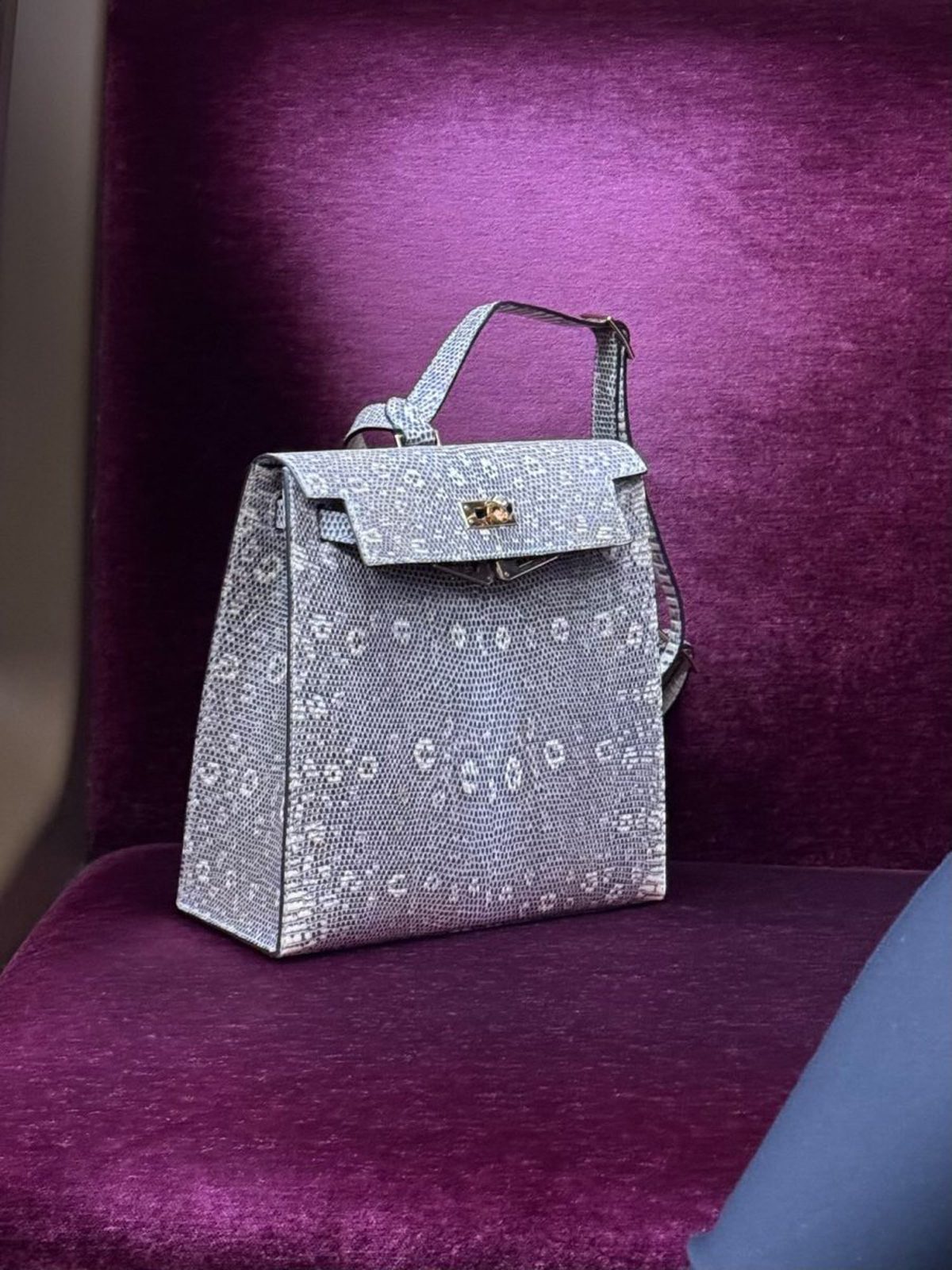 hermes horizon Kelly Ado II Sellier in Ombre shiny lizard with rose gold hardware hermes horizon Kelly Ado II Sellier in Ombre shiny lizard with rose gold hardware