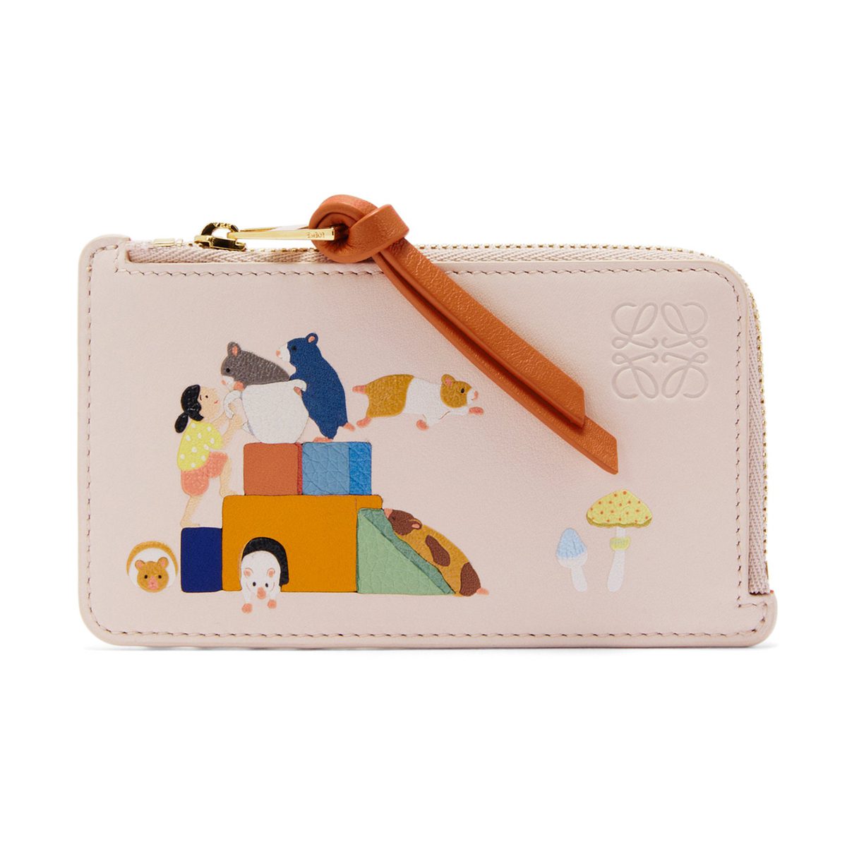 loewe Hamster coin cardholder in nappa calfskin