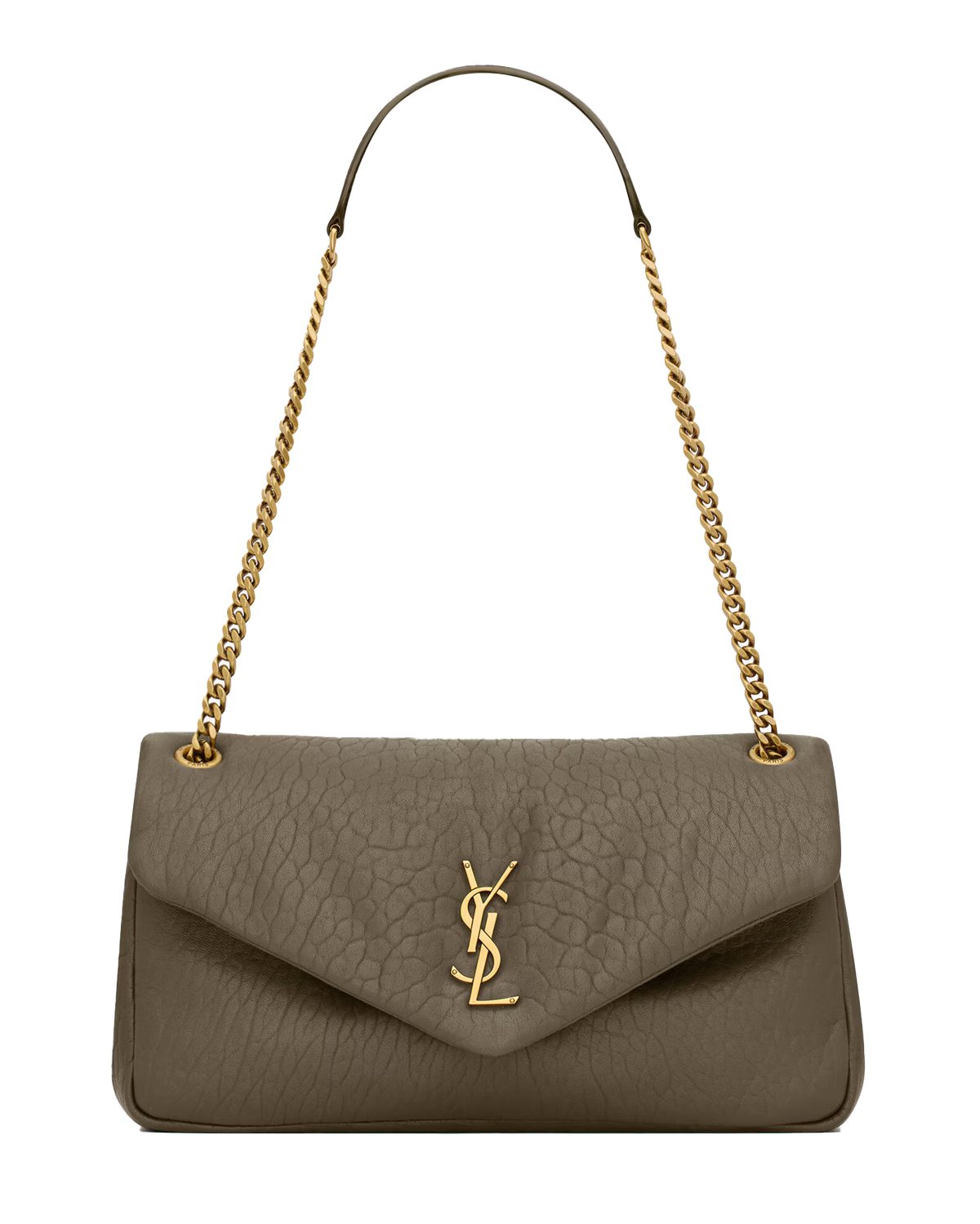 ysl CALYPSO medium in grained lambskin