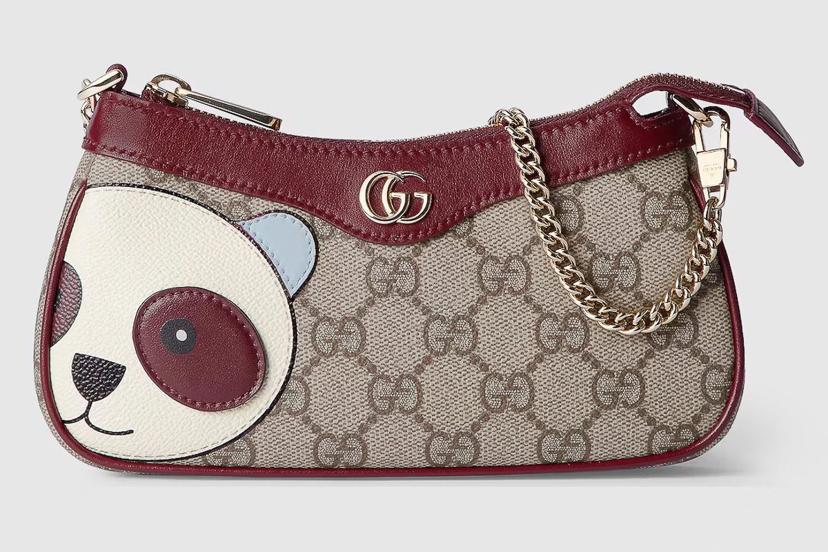 20241203 Gucci GG mini bag with panda detail 20241203 Gucci GG mini bag with panda detail