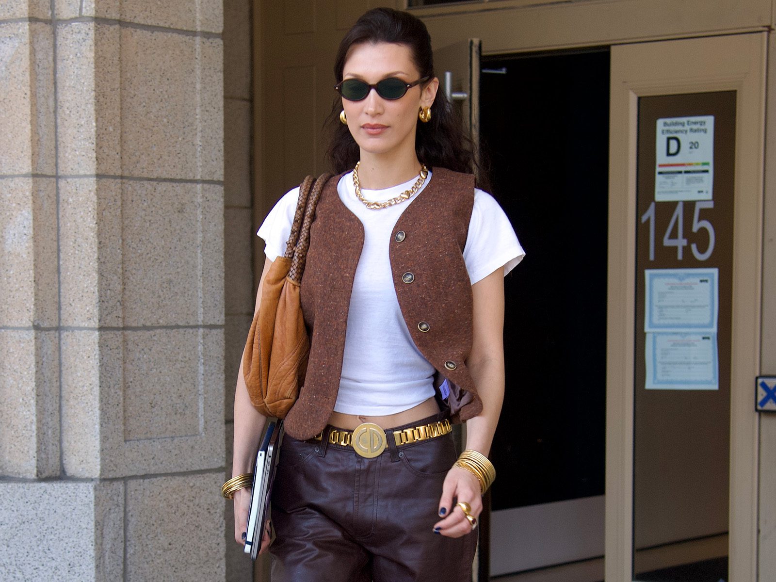Bella Hadid Fendi Spy Bag Bella Hadid Fendi Spy Bag
